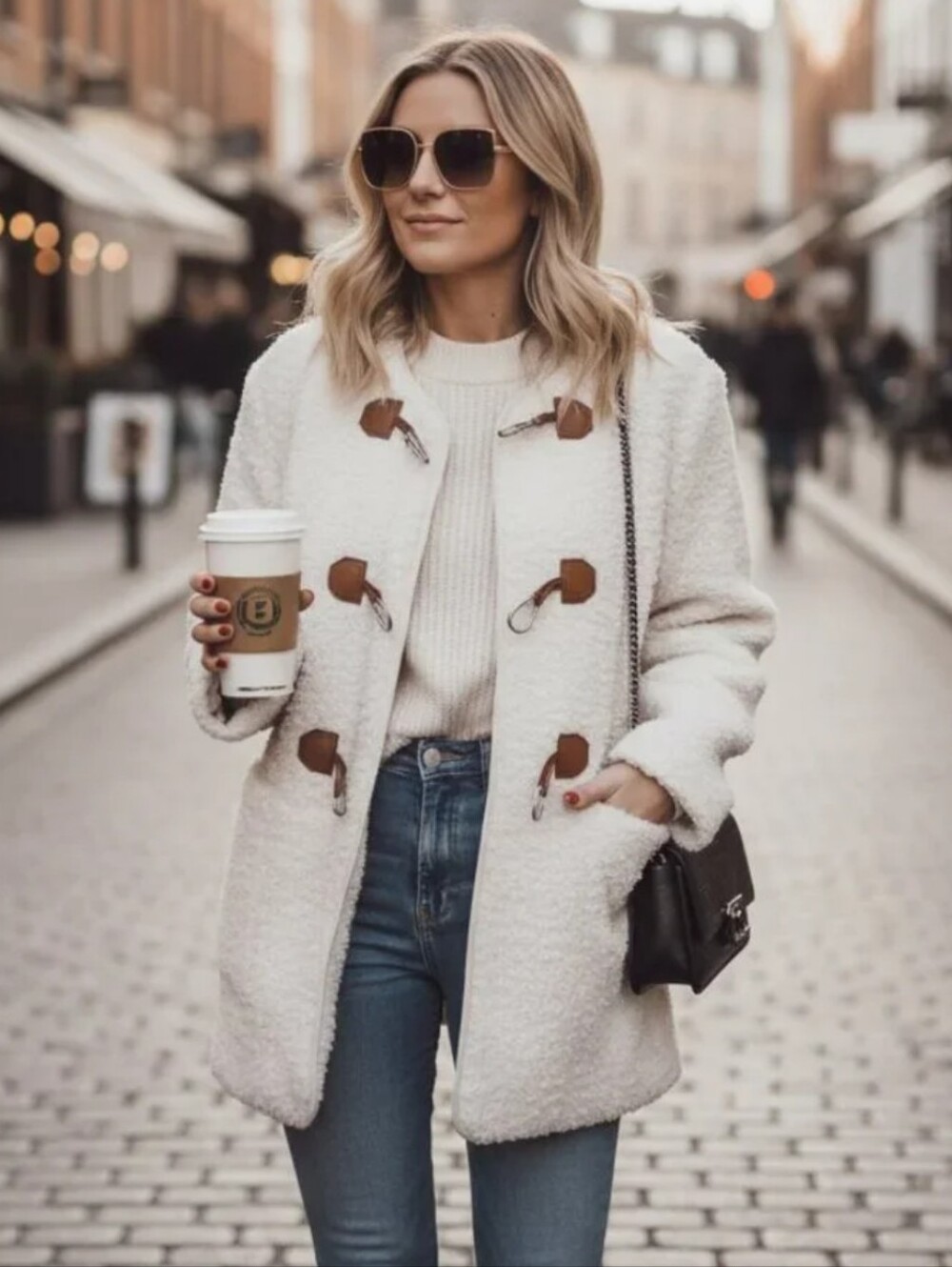 7 For All Mindkind Avec Les Filles Sherpa Jacket
